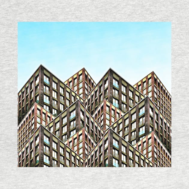 Architecture building digital painting by Choulous79